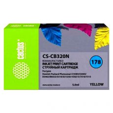 Картридж для принтера и МФУ Cactus CS-CB320N №178 желтый