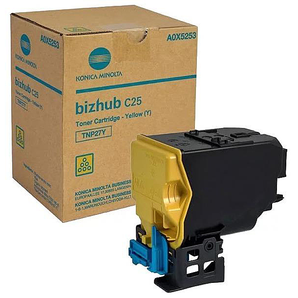 Тонер для картриджа Konica Minolta TNP-48Y для Konica-Minolta bizhub C3350/C3850, желтый (A5X0250)